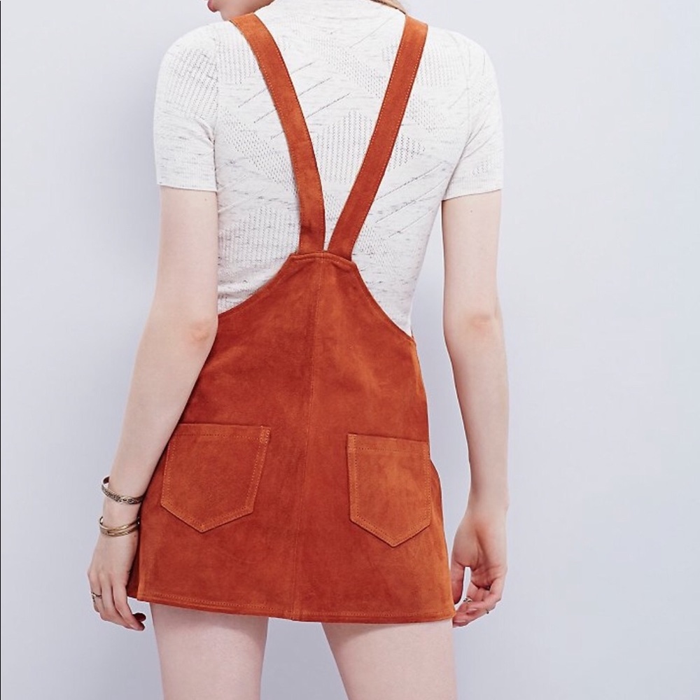 Sold!! Cheyann Benedict/ Free People Suede Jumper - Picture 2 of 6